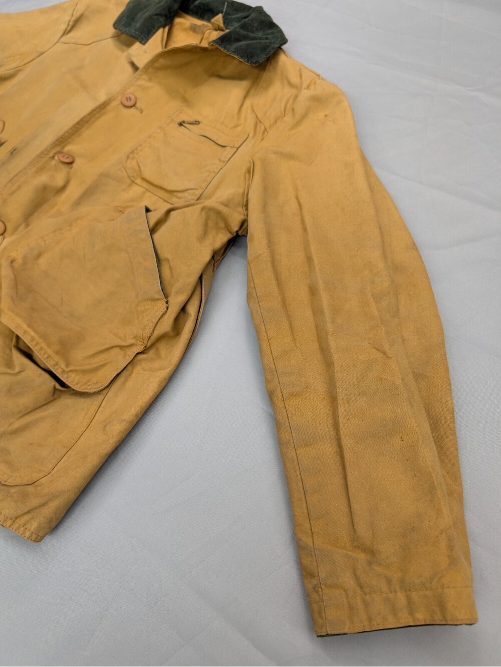 Vintage Duck Canvas Field Hunting Jacket Corduroy Talon L - Picture 5 of 10